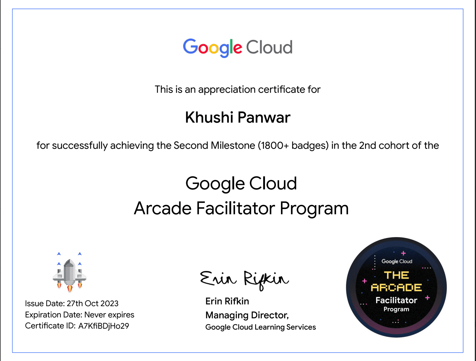 Google Cloud Arcade Facilitator