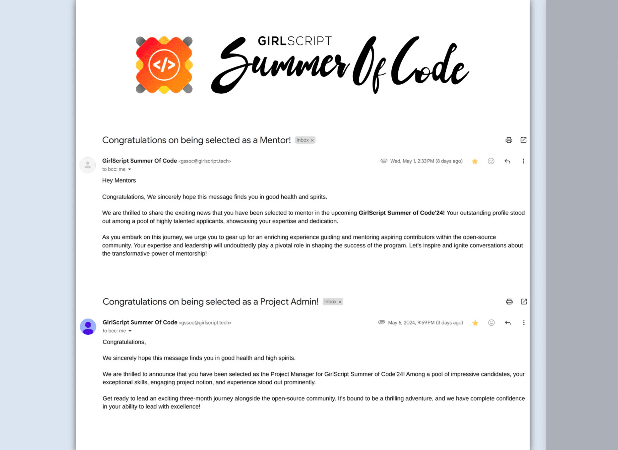 Project Admin & Mentor @GSSoC 2024