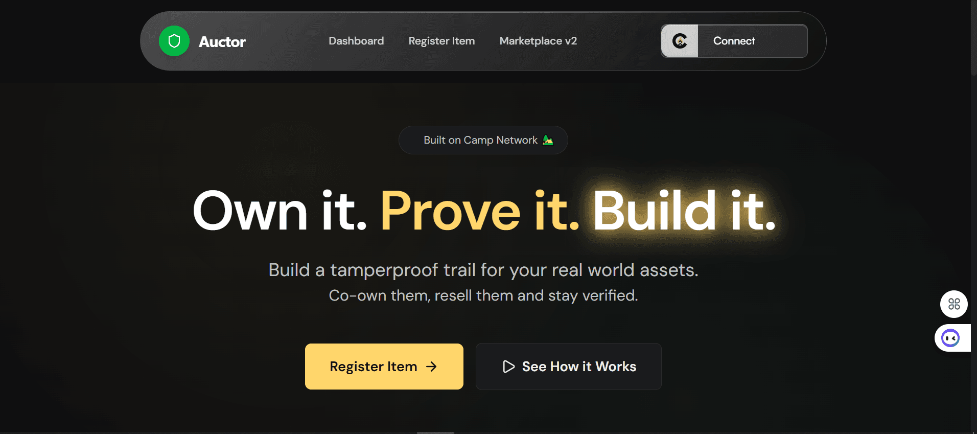 Auctor - Digital Proverance Network