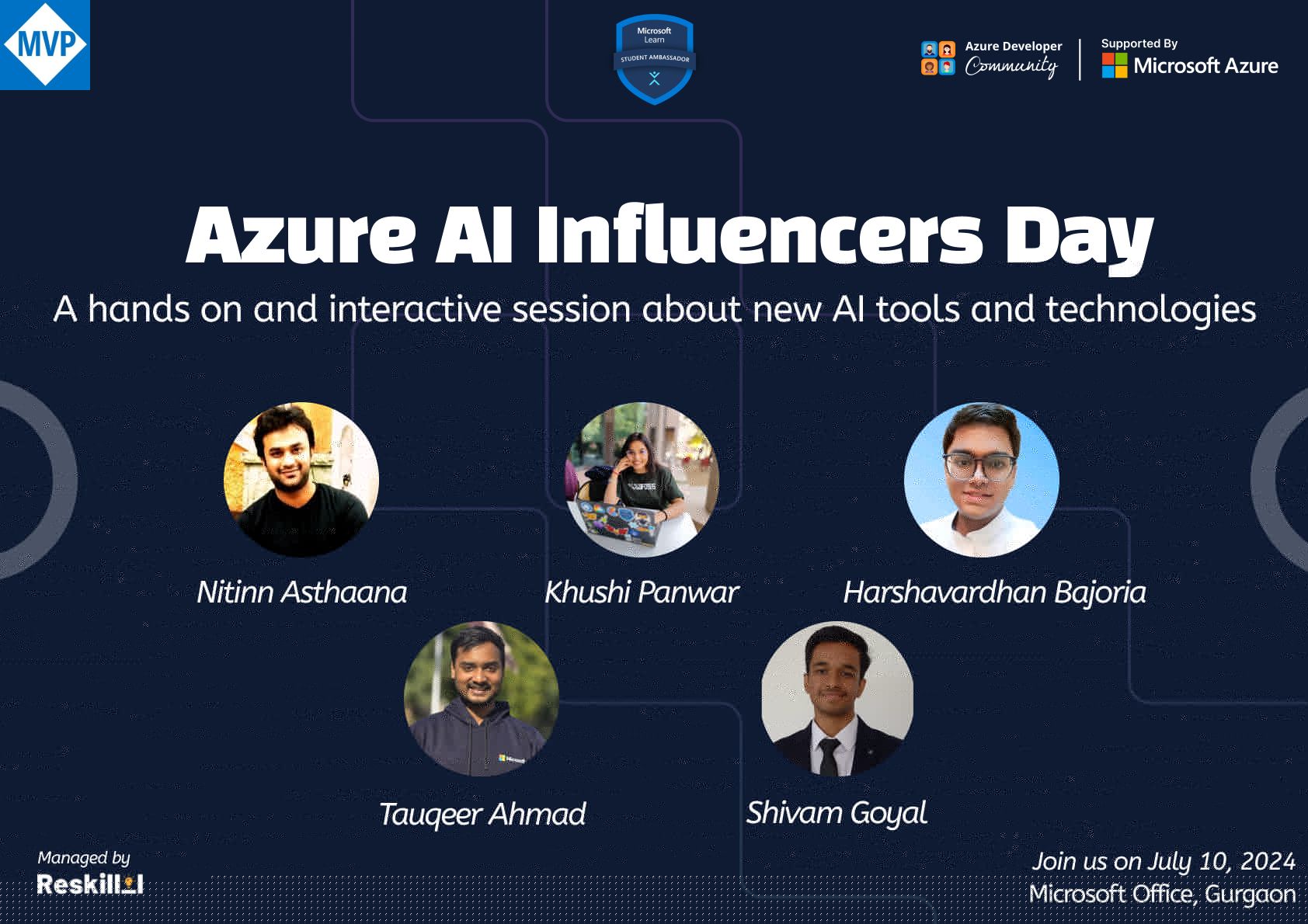 Speaker at Azure AI Influencer's Day