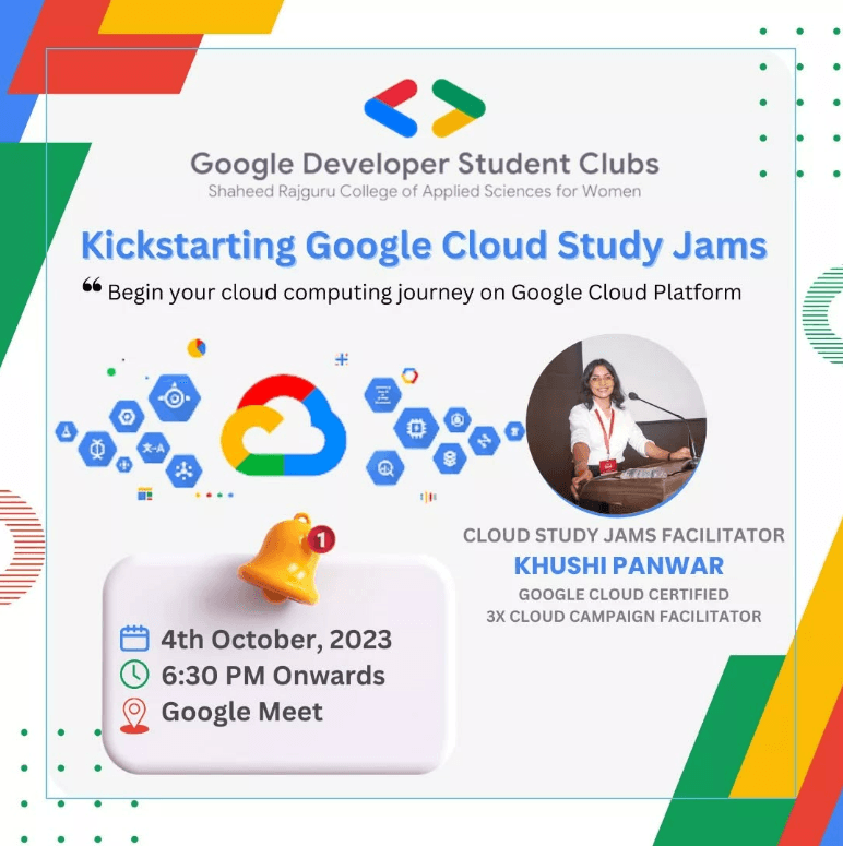 Kickstarting Google Cloud Study Jams