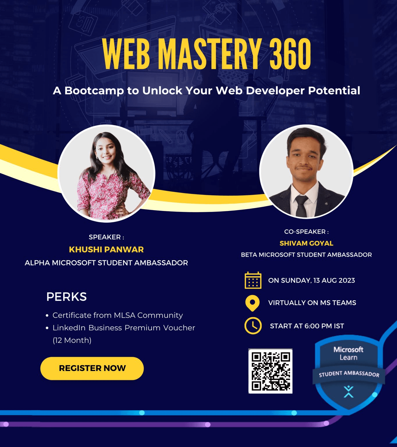 Speaker at Web Mastery 101 Workshop